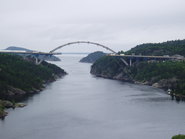 Most na hranici Švédska a Nórska 